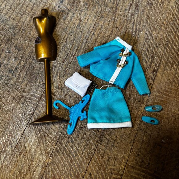 Topper Dawn doll clothes Chain er Up blue 727 - Picture 1 of 2